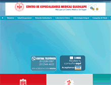 Tablet Screenshot of cemguadalupe.com